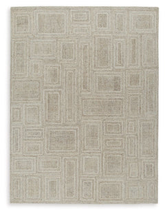 Pairing dynamic geometric shapes with subtle neutral colors, this area rug communicates a decidedly relaxed vibe. It works as well in a casual space as it does in a contemporary loft. Best of all, youâ€™ll love how the hand-tufted soft pile is an unparall