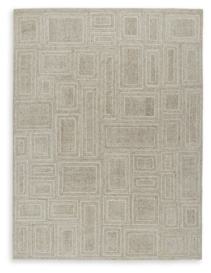 Pairing dynamic geometric shapes with subtle neutral colors, this area rug communicates a decidedly relaxed vibe. It works as well in a casual space as it does in a contemporary loft. Best of all, youâ€™ll love how the hand-tufted soft pile is an unparall