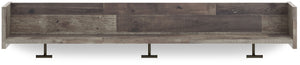 Neilsville - Black / Gray - Wall Mounted Coat Rack w/Shelf