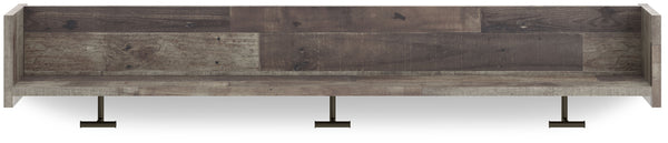 Neilsville - Black / Gray - Wall Mounted Coat Rack w/Shelf