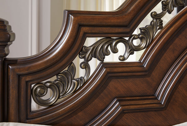 Lavinton - Brown - King Poster Bed