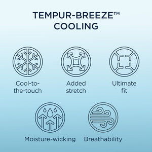  head-to-toe comfort. Made with natural TENCEL Lyocell fibers and cooling nylon technology