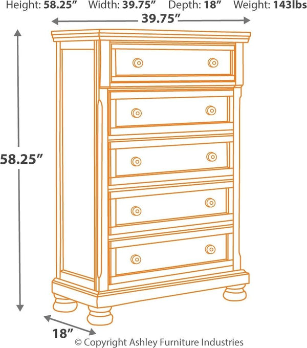 Porter - Rustic Brown - 6 Pc. - Dresser