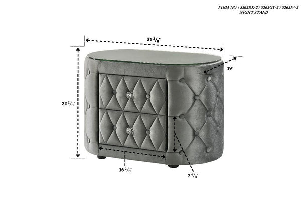  this night stand combines sophisticated style with unpara