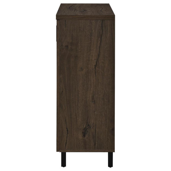 Brixton - 2-Door Entryway Shoe Storage Cabinets - Smoked Oak