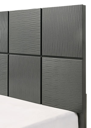  features geometric paneling that adds depth a