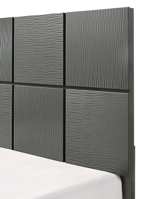  features geometric paneling that adds depth a