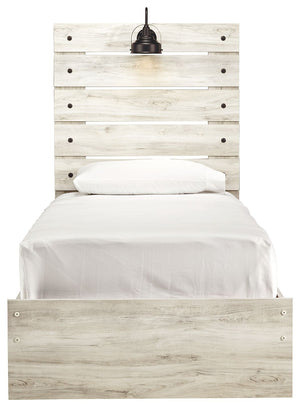 Cambeck - Whitewash - Twin Panel Bed