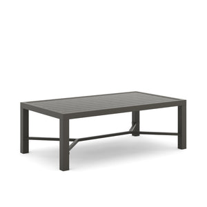  accompanied by a matching Coffee Table. Crafted with aluminum frames boasting a baked-on powder finish
