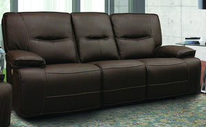 Spartacus - Power Reclining Sofa And Loveseat - Chocolate