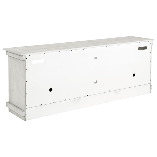 Payne - 70## TV Stand Media Console - Distressed White