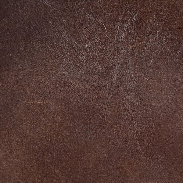  combining with aluminum and leather together to bring you a vintage sensation in the living room. Characterized by shelter arms and retro brown top grain leather