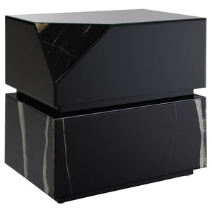  these tables bring a touch of luxury to any living space. The unique combination of reflectiv