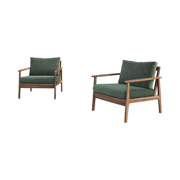 Ashton - Patio Club Chair (Set of 2) - Moss