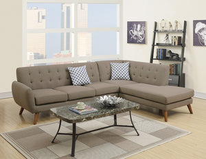 Element F6953 2-Piece Sectional Set W/ 2 Accent Pillows