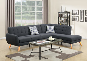 Component F6954 2-Piece Sectional Set W/ 2 Accent Pillows