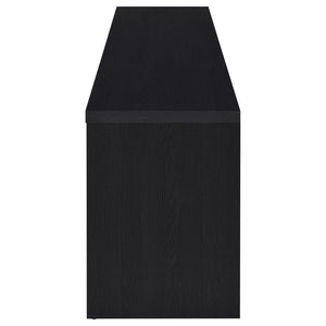 Winfield - 60## 2-Door TV Stand Media Console - Black