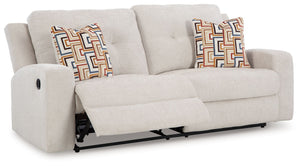 Danum - Stone - 2 Seat Reclining Sofa