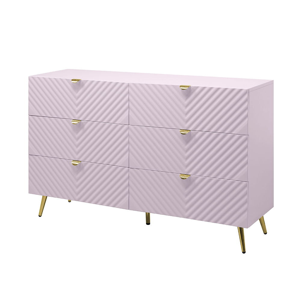 Gaines - Dresser - Pink High