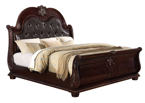 Step into a world where classic elegance meets timeless design with our exquisite bedroom collection. Designed for those who covet regal charm and functionality, this suite features rich, deep wood tones that evoke the grandeur of an aristocratic estate. 
