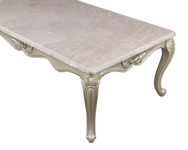 Monique - Cocktail Table - Pearl Silver