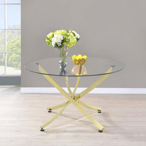  while the sculptural asterisk-style base adds dramatic visual interest. Crafted from heavy gauge metal