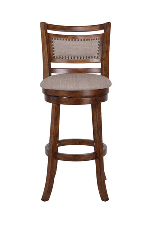  ensuring long-lasting strength. The circular footrest adds stability and functionality to the stool legs