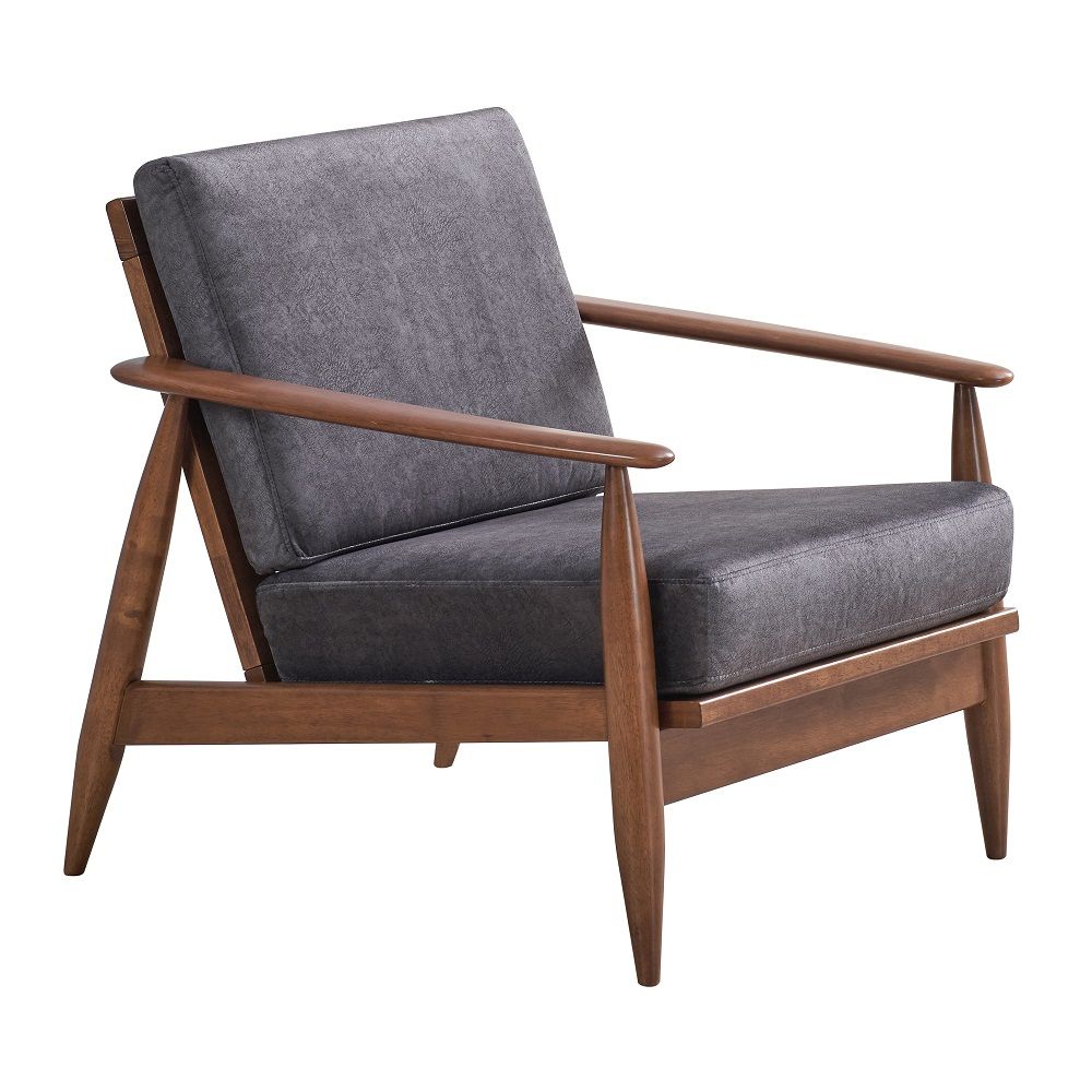 Seat Construction: Full Foam Cushion Removable Wooden Frame Natural Finish Style