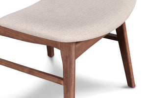 Oscar - Wood Back Chair (Set of 2) - Walnut