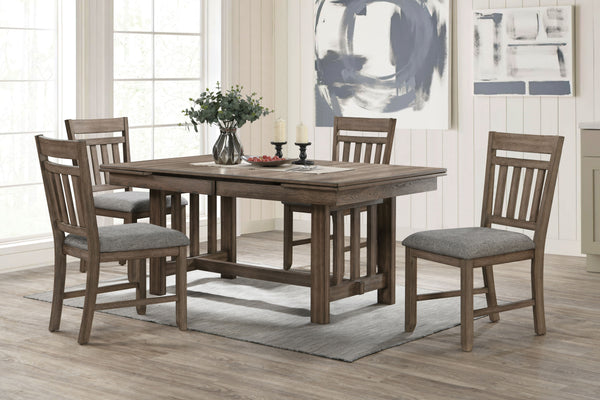  this set features a robust construction of solid rubberwood