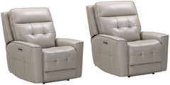 Bring upscale elegance to your living area with the Canterbury Power Zero Gravity Recliner. This gorgeous power seat unit is covered in gorgeous, supple leather with a custom match and adorned with a custom tufted stitch. Luxuriate in ultimate comfort wit