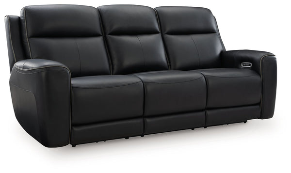 Relax like never before. This power reclining sofa offers the look and feel of leather at a comfortably affordable faux leather price. With chic tailoring and stylish welting, it creates a sophisticated presence and makes a lasting impression. When you-'r
