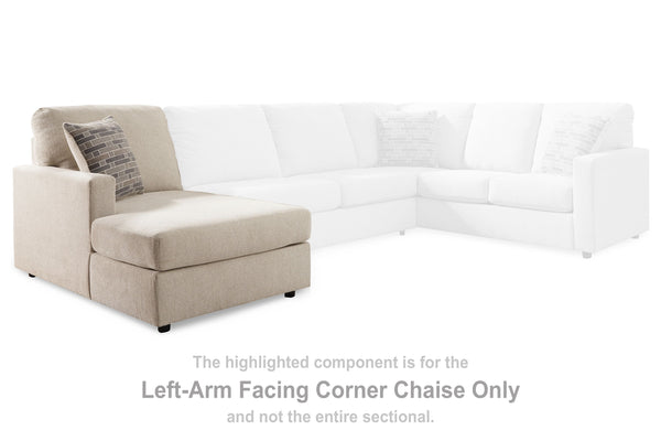 Edenfield - Linen - LAF Corner Chaise
