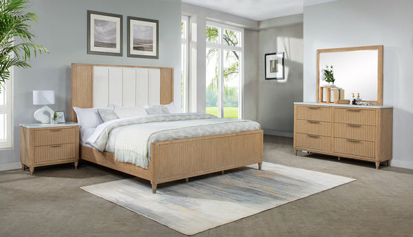 Kara - Nightstand - Cerused Natural