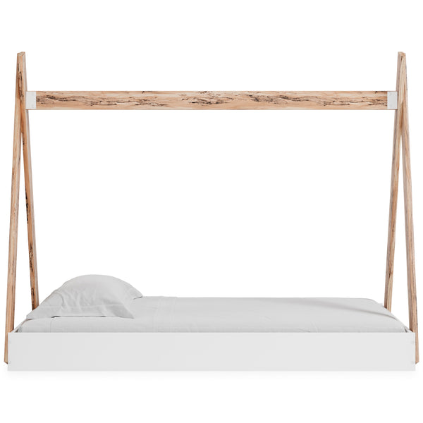 Piperton - Brown / White - Twin Tent Complete Bed in Box