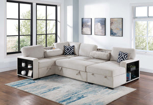 Echo 4-PC Convertible Sectional W/ 2 Accent Pillows