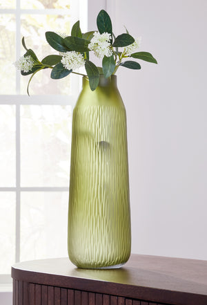  you can keep your elevated aesthetic consistent from indoors to out. Its luxe green color brings a touch of brightness to your tabletops and shelves. Take on-trend design one step furthe