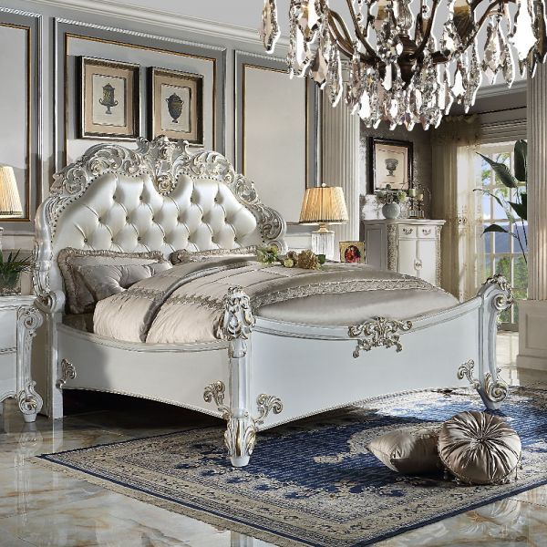 Vendome - California King Bed - Silver