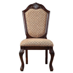 The Chateau De Ville Dining Chair will bring a luxurious design to your dining room. Featuring refined diamond pattern upholstery with welt trim. These chairs will give your dining space the upscale look you and your guests deserve.