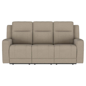 Brentwood - Upholstered Motion Reclining Sofa - Taupe