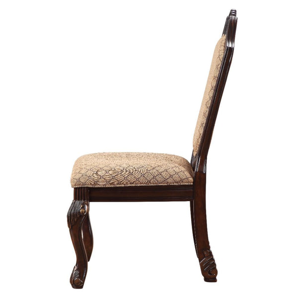Chateau De Ville - Side Chair (Set of 2) - Fabric & Espresso