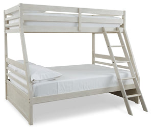  timeless furnishings take your bedroom to the next level. Nothing does that better than this twin over full bunk bed. The antiqued white finish with a wonderful grain texture gives this youthful bed a sophisticated touch