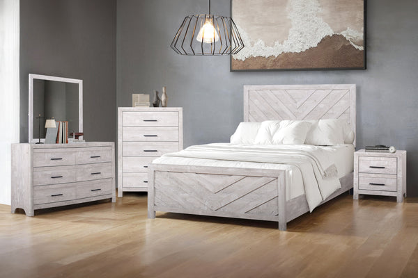  a comprehensive ensemble featuring a stylish bed