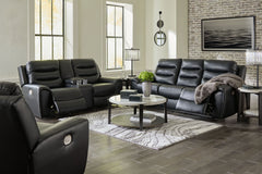 With its decidedly contemporary styling, this power reclining group has a sleek sensibility that seamlessly elevates your living room aesthetic. Explore endless possibilities for comfort with its one-touch power control, zero-gravity reclining and adjusta
