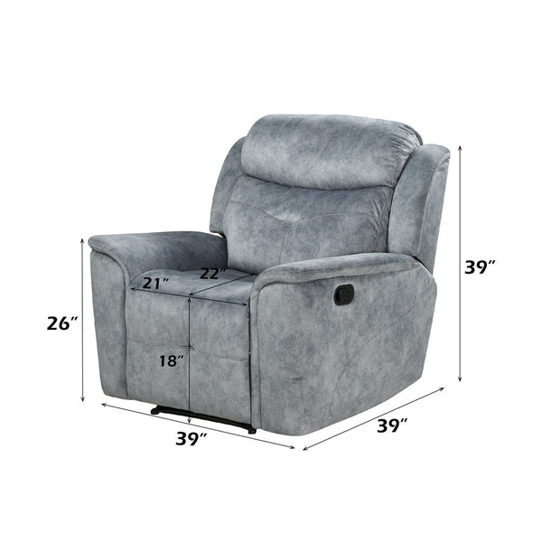  Foam â€¢ BACKREST: Tight Cushion â€¢ ARMREST: Pillow Top â€¢ Metal Base with Reclining Mo