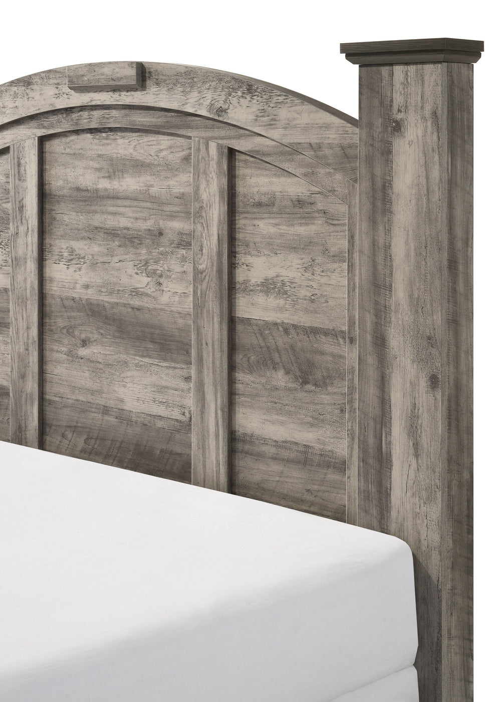 Immerse yourself in the rustic charm of this exquisite bedroom collection, where timeless design meets sophisticated craftsmanship. The set exudes a warm, weathered aesthetic that effortlessly complements any home decor, bringing an air of tranquil elegan
