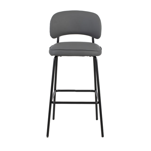  making it an excellent choice for any modern space. Each set includes two bar chairs with a sleek