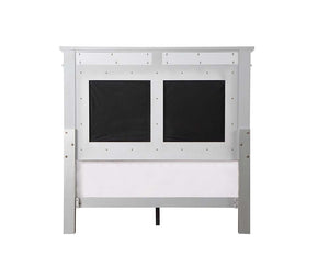Varian - Twin Bed - Gray Velvet