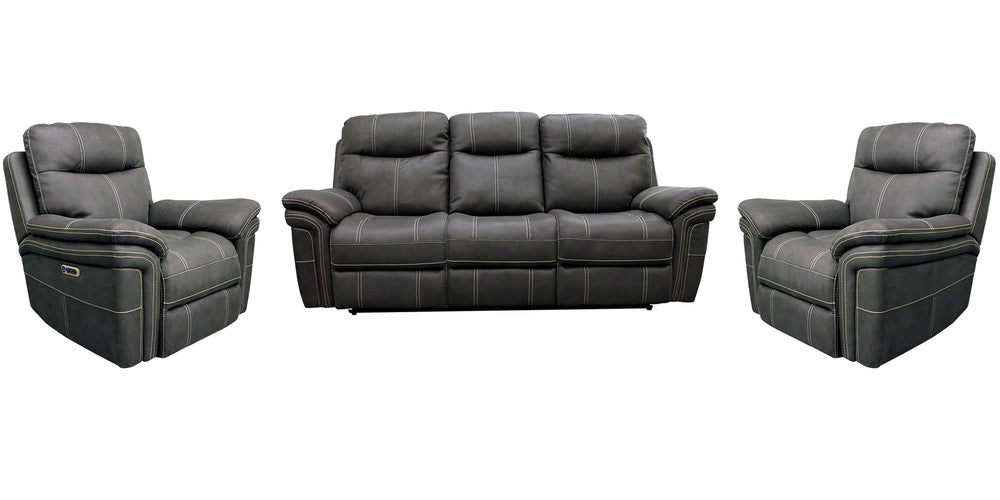 A tasteful addition to any home, the Mason collection creates a classic seating area with plush coziness. Stylish stitch detailing highlights its timeless design while wide, padded arms provide unlimited comfort. with power footrest and power headrest fun
