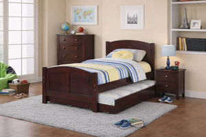 TWIN BED W/TRUNDLE-CHERRY